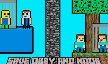 Save Obby and Noob Two players